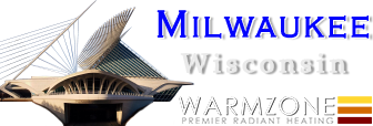 Warmzone Radiant Heat logo for Milwaukee.
